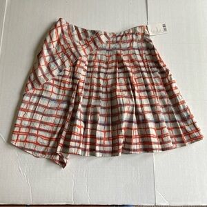 Anthropologie Maeve Skirt Size 6 Women's Blokecore Indie Sleeze  Asymmetric  NWT